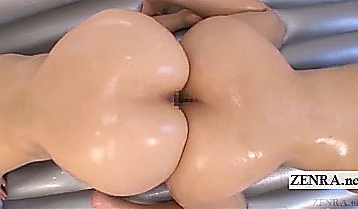 Big Boobs - Subtitled Curvy Japanese Lesbians Butt Rubbing Soapland